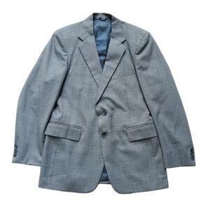 Vintage Levi's Glen Plaid Wool Ivy Prep Tailored Classic Blazer Jacket Coat 40R